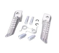 Per SV650 Per K5 Per K6 Per K7 Pedane Posteriori Per Moto Anteriori Per GSXR600 Per GSXR750 Per GSXR1000 Per GSX-S750 Per B-KING Puntale Del Piede Poggiapiedi Accessorio(Front Footrest silver)
