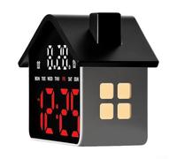 per sveglia a LED Forma 14.3x8x11 cm Display Multifunzionale | Schermo LED visualizza per ora data giorno della settimana per luminosità regolabile timer per countdown fino a 99