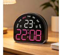 per sveglia Digitale LED con Proiezione 180° e Radio FM per(green) | Proiezione rotante 180°, 3 livelli per luminosità, visione per chiara notte, design HD, parete o soffitto