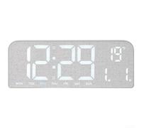 per sveglia Digitale LED Grande Display Temperatura per sveglia(B) | Display LED per extra grande, lettura per facile a distanza, design elegante in e tessuto