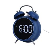 per sveglia LED Extra per forte Doppio Campanello per Dormienti Pesanti Aliment