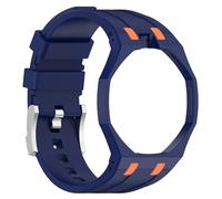 Per Swatch AP Royal Pop Sportiv Silicone Cinturino Shockproof Integrato in PC Caso Cinturini in Silicone per Orologio da Tasca Modificato per Polso Kit di Trasformazione