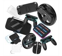 Per Switch 2 Host Grip Custodia protettiva e borsa portaoggetti e base di ricarica e volante da gioco wireless Switch 2
