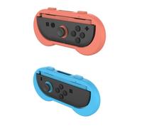 Per Switch 2 J-Con Extension Impugna il Design Ergonomico Non Slittamento Antipasto, Console di Gioco per Switch 2 J-Con Handle con Cordino (Rosso + Blu)