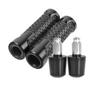 Per SYM JOYMAX Z 125/250/300 MAXSYM 400i 600i GTS 300i T2 T3 Set Di Manopole E Tappi Per Motocicletta, Estremità Del Manubrio(Nero)