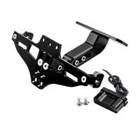 Per SYM MAXSYM 400i 600i MAX 400 600 CITYCOM Citycom 300i TUTTI GLI ANNI 2023 2022 Regolabile Con Luce Portatarga Per Motocicletta Motociclo(Nero)