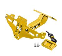 Per SYM MAXSYM 400i 600i MAX 400 600 CITYCOM Citycom 300i TUTTI GLI ANNI 2023 2022 Regolabile Con Luce Portatarga Per Motocicletta Motociclo(Oro)