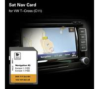 per T-Cross C11 Navigazione SD AS V22 Mappa Versione di aggiornamento GPS Dati Sat Nav Francia Germania Scheda di memoria per auto