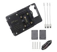 Per T-MAX 530 DX SX Per T-max 560 2017 2018 2019 2020 2021 Moto Staffa Di Navigazione Del Telefono Supporto Ricarica USB Senza Fili Supporto Telefono Supporto piastra navigazione( 22mm Usb Charge)