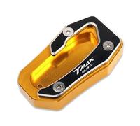 Per T-MAX TMAX 530 SX DX TMAX530 2017-2023 Moto CNC Cavalletto Piede Laterale Estensione Pad Piastra Di Supporto Ingrandire(Gold)