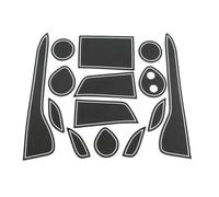 Per T&oyota C-HR Chr C HR 2016 2017 2018 2019 2020 Tappetino Per Scanalatura Della Porta Tappetino Antiscivolo Per Interni Tappetino Per Slot Per Porte Inserto portabicchieri(Wit)