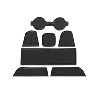 Per T&oyota GR86 Per Subaru BRZ 2022 Tappetino Antiscivolo Per Porta, Scanalatura Per Porta, Accessori, Adesivi In gomma Inserto portabicchieri(Nero)