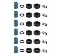 Per T&oyota Per Camion Per 4Runner 1988-1995 23209-65020 195500-5400 Kit Riparazione Guarnizione Iniettore 6 Pezzi Spruzzatura Carburante Iniettori Benzina