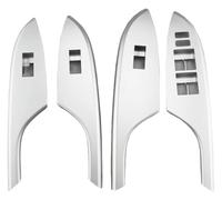 Per T&oyota Per Corolla 2007-2013 Interruttore Controllo Alzacristalli Elettrico Telaio Copertura 4 Pezzi Pannello Decorativo Auto Interno Telaio