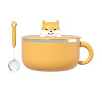 per tagliatelle, 1200 ml con cucchiaio incluso, per tagliatelle istantanee con coperchio, cucina, studente, dormitorio, appartamento, sala da pranzo