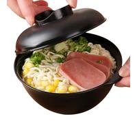 per tagliatelle a microonde- a micro-frowave, zuppa di rame fornello coperchio | Resistente al calore, grande capacità, tagliatelle per la cottura immediata per dormitorio studentesco,
