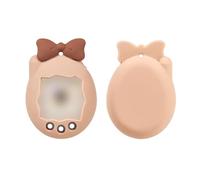 Per Tamagotchi Connessione V3 Custodia protettiva, Cute Cartoon Silicone Protector Caso di collegamento morbido, Custodia per il trasporto portatile per Tamagotchi Accessori (light brown)