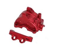 Per Tamiya 1/10 Per TT-02 TT-02T Kit Di Aggiornamento Coperchio Cambio Differenziale Anteriore O Posteriore In Alluminio E Supporto Braccio Superiore Stabilizzatore Braccio Accessorio Per Auto RC(Red)
