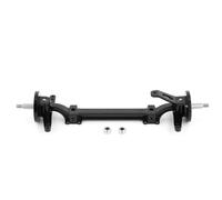 Per Tamiya 1/14 RC Car Part Series Tractor Truck RC Car Accessories Sostituzione Del Volante Anteriore In Metallo Assale RC(Black)