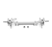 Per Tamiya 1/14 RC Car Part Series Tractor Truck RC Car Accessories Sostituzione Del Volante Anteriore In Metallo Assale RC(Silver)