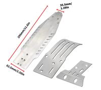 Per Tamiya BBX BB-01 1/10 RC Auto Chassis piastra antiscivolo Guardia Protettore