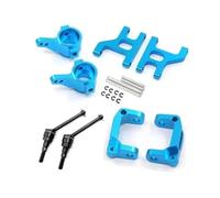 Per Tamiya CC01 TA02 TA03 1/10 Mozzo Braccio Sospensione Inferiore Base C Tazza Dello Sterzo Albero Trasmissione In Metallo 4WD Parti Aggiornamento Auto RC Per Buggy Parti Riparazioni RC(Blue)