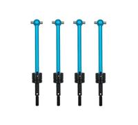 Per Tamiya DT03 Per TT-02B 64mm 4 Pezzi Albero Trasmissione Cardanico CVD In Metallo RC Auto Camion Veicoli Cingolati Fuoristrada Accessori Sostituzione Riparazione Accessorio Per Auto RC(Blue)
