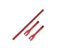 Per Tamiya Per Saraman Per TT02 Per TT-02 Per TT02B 1/10 Parti Aggiornamento In Metallo Albero Trasmissione Centrale E Set Giunti Per Elica Auto Giocattolo Telecomandata Pezzi Ricambio Rc