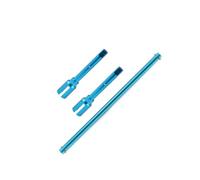 Per Tamiya Per Saraman Per TT02 Per TT-02 Per TT02B 1/10 Parti Aggiornamento In Metallo Albero Trasmissione Centrale E Set Giunti Per Elica Auto Giocattolo Telecomandata Pezzi Ricambio Rc