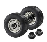 Per Tamiya Per Scania Per Volvo Per Actros Per Man 1/14 Ruote Motrici/Cuscinetti Mozzo Cerchione Doppie Set RC Rimorchio Trattore Camion Auto Accessori RC