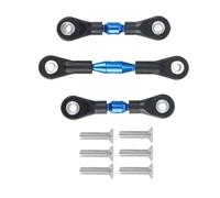 Per Tamiya Per TT-01 1/10 3 Pezzi Di Collegamento Della Barra Dello Sterzo In Metallo Blu RC Fuoristrada Veicoli Cingolati Parti E Accessori Aggiornamento Sostituzione Uso Parti Del Tirante Rc