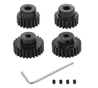 Per Tamiya Per TT01 Per TT02 TB02 TA05 Metallo 18T 19T 23T 24T Pignone Ingranaggio Motore RC Auto Aggiornamento Parti Accessori Ricambi RC