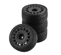 Per Tamiya Per TT01 Per TT02 XV01 TA06 PTG-2 Per HPI WR8 Per HSP 1/10 1/12 1/14 RC Auto Per Corsa Pneumatici Pneumatici Per Strada Ruote Aggiornamenti Parti Accessori RC(Black)
