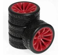Per Tamiya Per Tt01 Per Tt02 Xv01 Xv02 Ptg-2 Ta06 Per Hsp Per Hpi Per Kyosho 1/10 Rc Auto Pneumatici Cerchioni Hub Set 12Mm Esagonale Parti Aggiornamento Accessori Modellismo RC