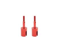 Per Tamiya Per TT01 TT01E Per TT02 Per TT02B 51006 9005713 1/10 2 Pezzi Alluminio Ruota Assale Coppa RC Auto Parti Di Aggiornamento Accessorio Per Auto RC(Red)