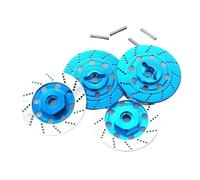 Per Tamiya Per TT01/TT02 Per HPI Per HSP Per 94123 Per Sakura D4 1/10 Rc Auto In Metallo 12mm Ruota Esagonale Hub Adattatore Freno A Disco Aggiornamento Accessori Modellismo RC