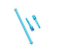 Per Tamiya Per TT02 1/10 In Lega Alluminio Centra Albero Trasmissione Differenziale Giunto Elica Set RC Drift Car Upgrade Parti Riparazione Albero Trasmissione Parti