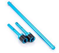 Per Tamiya Per TT02 1/10 In Lega Di Alluminio Centra Albero Motore E Diff Giunto Elica Set RC Drift Auto Parti Aggiornamento RC Crawler Componenti