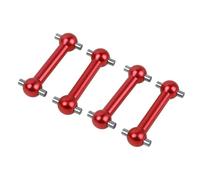 Per Tamiya Per TT02 TT02D TT02S Per TT-02 1:10 1 Set Albero Trasmissione Auto Telecomandata Osso Cane Cingolato Parti Aggiornamento Accessorio Parti Crawler Rc(Red)