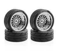 Per Tamiya Per Tt02 Xv01 Wrc 1/10 Rc Auto 4 Pezzi 65 Millimetri Drift Pneumatici Ruote-On-Road Per Le Corse Flat Run Set Parti Aggiornamento Accessori Modellismo RC