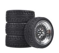 Per Tamiya Per Wltoys Per HPI Per Traxxas Per Kyosho Per Racing 1/10 4PCS Duro Drift Tire Ruote 12mm HEX Per Scala RC On Road Touring Car RC Ruote Gomma