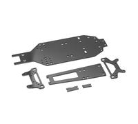 Per Tamiya TA02 TA-02SW Kit Torre Ammortizzatori Piastra Telaio In Fibra Carbonio RC Auto Veicoli Cingolati Parti Accessori Aggiornamenti Sostituzione Telaio Rc