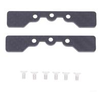Per Tamiya TT02 1/10 RC Auto In Fibra di Carbonio Braccio Inferiore Piastra Stopper per Migliore Coerenza in Bump Steer Caratteristiche e Linea Hold