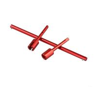 Per tamiya TT02 Alluminio Main Elica Albero - Leggero CNC Drivetrain Rinforzo Parte con Anteriore Posteriore Joint Coppe (Rosso set)