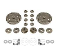 Per Tamiya XV02 XM01 22049 39T Differenziale Polvere Alluminio Del Metallo Diff Caso Modello Accessorio Assemblare Parti Ricambi Crawler RC(Size2)