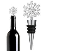Per - Tappi Per Bottiglia, Tappi Per In Lega Di Zinco, Per Bottiglia Sigillante Per Vini Festivi, Decorazioni Natalizie Con Fiocchi Di Neve, Per Botiglia Salvavino In Meta