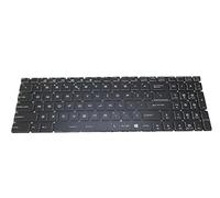 Per tastiera PC per MSI GE62 2QE 2QF 2QC 2QD 2QL 6QC 6QD 6QE 6QL 7RD 7RE GE62VR 6RF 7RF GE62MVR 7RG Regno Unito Regno Unito con cristallo Keycap e retroilluminato