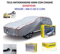 Per Tata Indica Telo Copriauto Antigrandine Spesso 6mm con Cinghie GOODYEAR