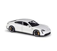 Per Taycan Turbo S 1 24 Simulazione Diecast In Lega Modello Auto Decorazione Collezione Regalo Giocattolo Ragazzo(White)