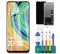 Per TCL 20 SE Schermo LCD Per Schermo 20 SE Sostituzione T671H Display LCD T671F Touch Digitizer Assembly T671O, T671E Kit di Riparazione (Nero)